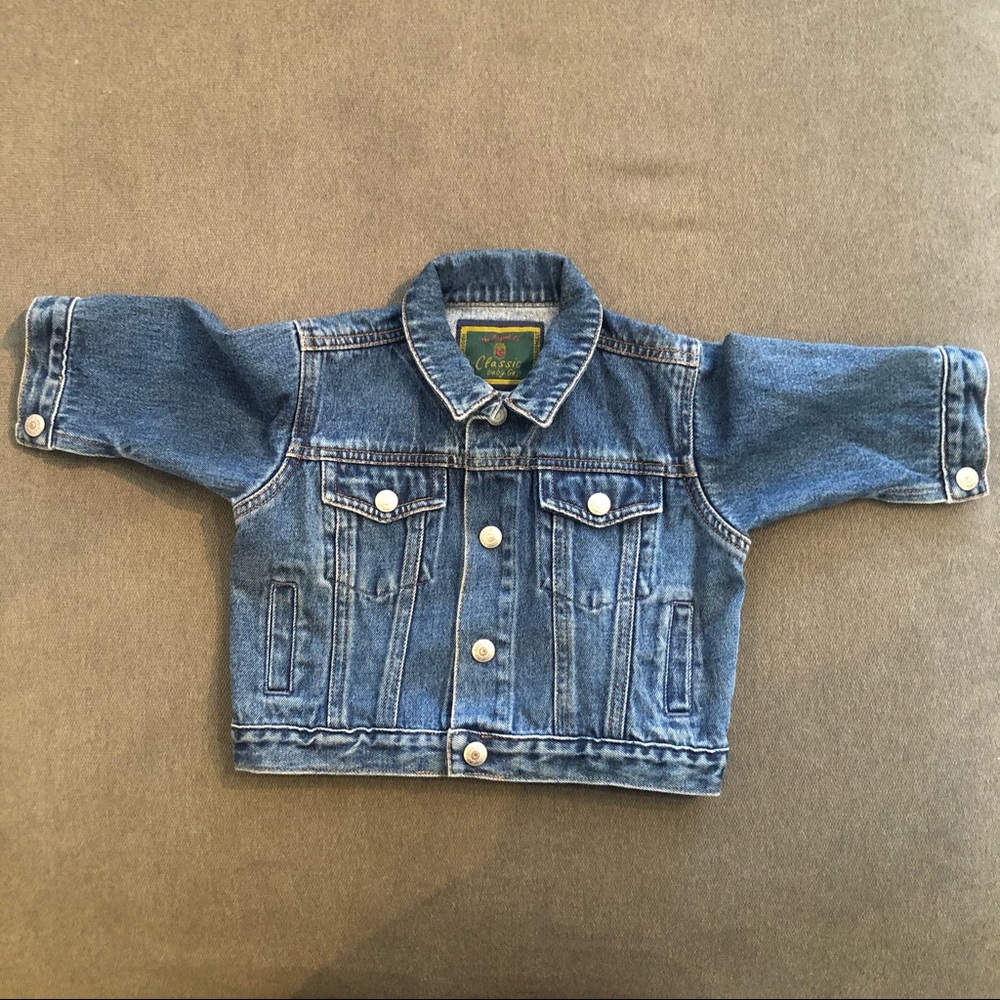 Vintage GAP (1990) denim jacket size 6-12 months